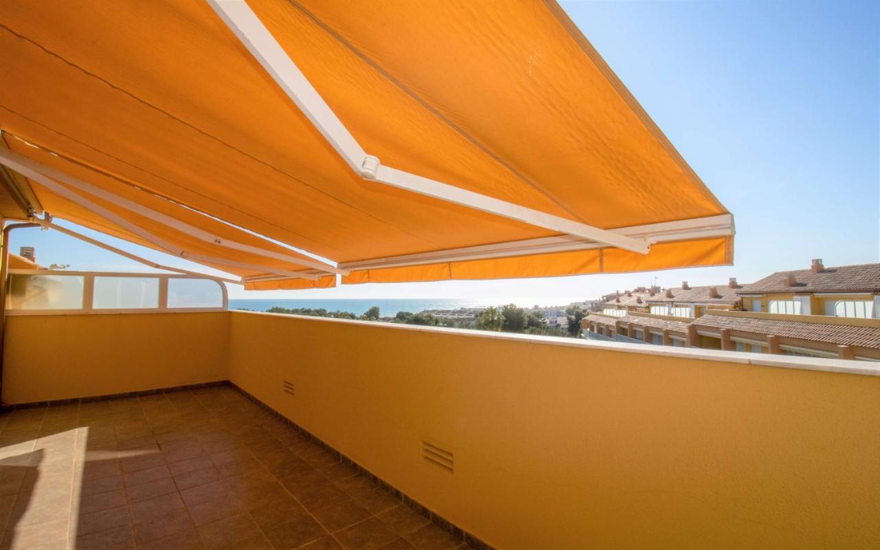 Atico Con Vistas Al Mar , Wifi Y Piscina - Sierra Irta Albert Villas Alcossebre Dış mekan fotoğraf