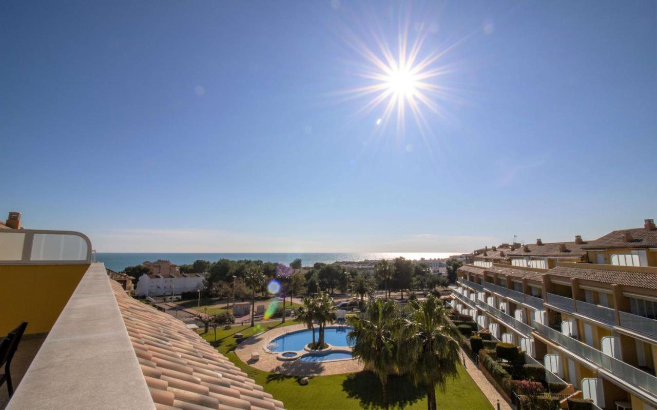 Atico Con Vistas Al Mar , Wifi Y Piscina - Sierra Irta Albert Villas Alcossebre Dış mekan fotoğraf