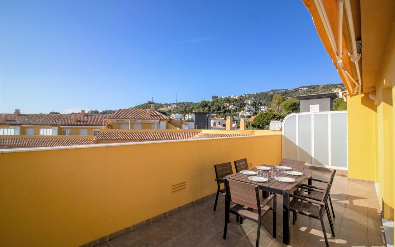 Atico Con Vistas Al Mar , Wifi Y Piscina - Sierra Irta Albert Villas Alcossebre Dış mekan fotoğraf